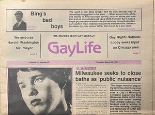 Item #12092330 Chicago's Gay Life, Volume 8, Number 41, March 24, 1983. Albert N. Williams, in Chief