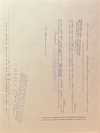 Peer-Elder Limited Certificate for Thirty-Five [35] Shares of Capital Stock
