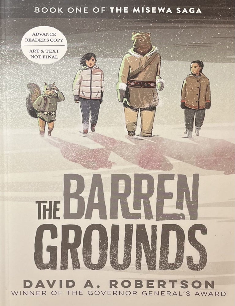 Item #1242410 The Barren Grounds. David A. Robertson.