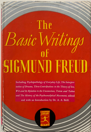Item #200419 The Basic Writings of Sigmund Freud. A Modern Library Giant; G 39. Sigmund Freud,...