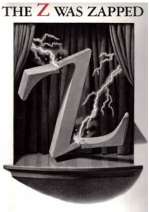 Item #200842 The Z was Zapped. Chris Van Allsburg
