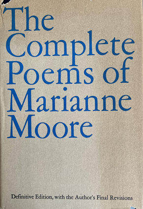 Item #201063 The Complete Poems of Marianne Moore: Definitive Edition, with the Author's Final...
