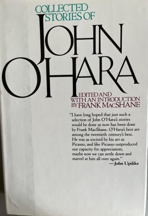 Item #201092 Collected Stories of John O'Hara. Edited and, Frank MacShane