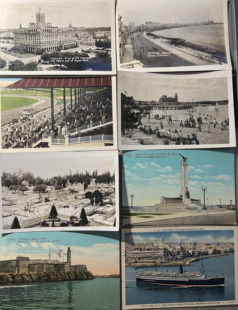 Item #203202608 Real Photo and Hand Colored Post Cards of Pre-Revolution Havana, Cuba.