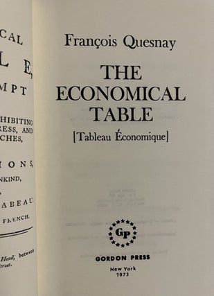 The Economical Table [Tableau Economique]