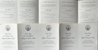 Item #2162315 Order Forms for Various Presidential Inauguration Items, including Parade Tickets,...
