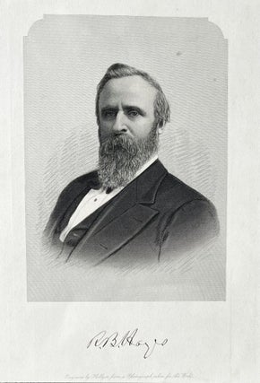 Item #2162317 Engraved Card of Rutherford B. Hayes
