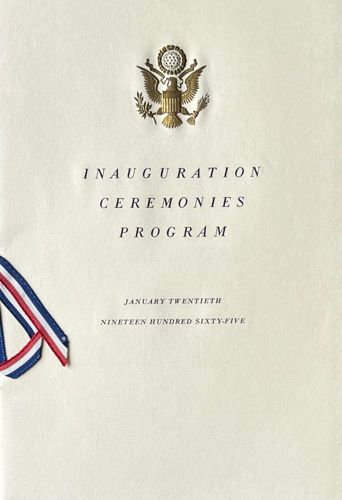 Item #216235 Presidential Inauguration Ceremonies Booklet, January 20, 1965. Chairman B. Everett Jordan, Committee Arrangements.