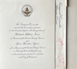 Item #216237 Invitation to the Inauguration of President Richard Milhous Nixon and Vice President...