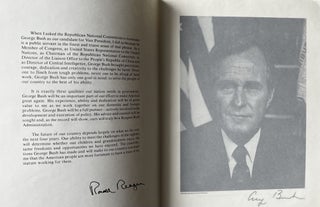 Booklet Commemorating the Inaugural Reception in Honor of George Bush The Vice President-Elect of the United States and Mrs. Bush, January 19, 1981
