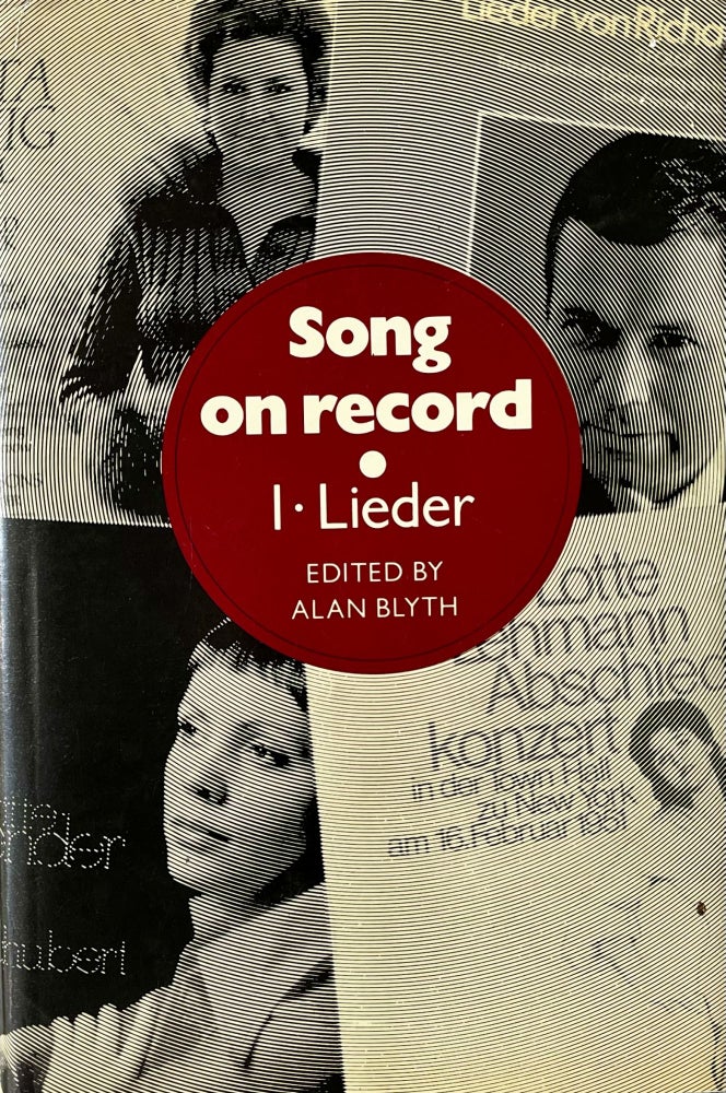Item #2232825 Songs on record. Alan Blyth.