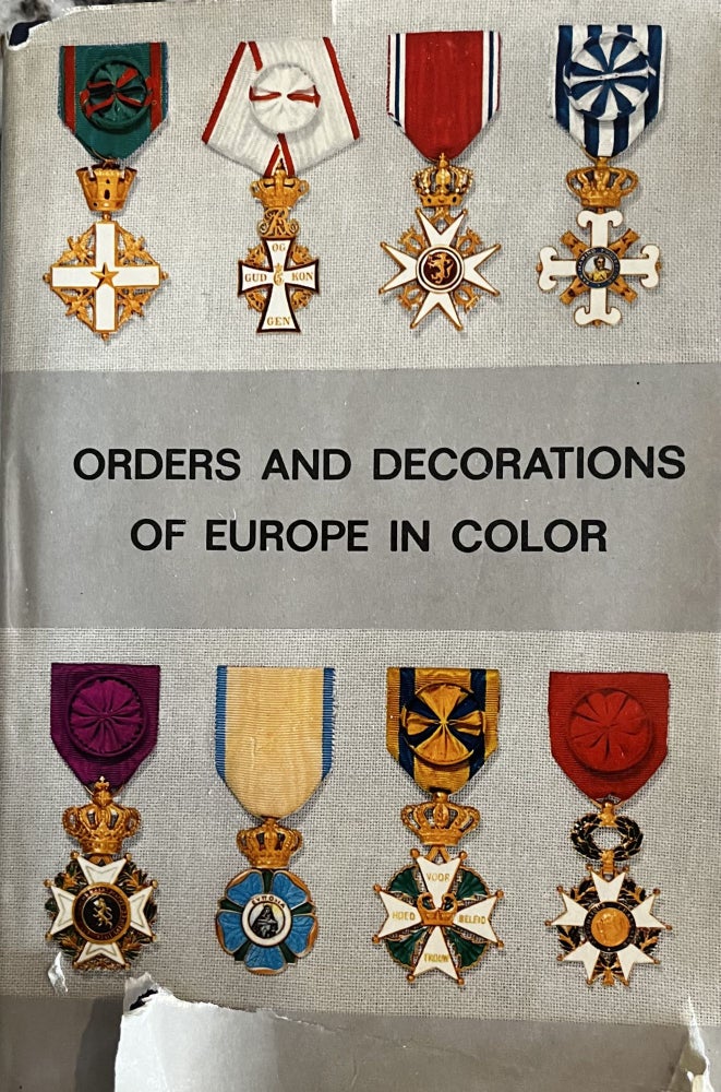 Item #24270 Orders and Decorations of Europe in Color. Paul Hieronymussen.