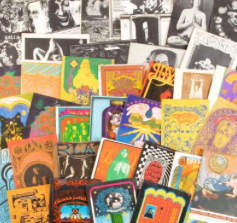 Item #300008 A Grouping of Thirty-Seven Postcards Advertising Concerts at San Francisco's Fillmore West, Avalon Ballroom and Winterland. Bill Graham.