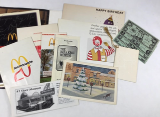 A Very Large Grouping of 1970s and 1980s Golden Age McDonald's Corporate and Consumer Ephemera