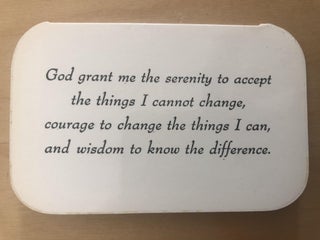 Vintage A.A. Serenity Prayer Wallet Card