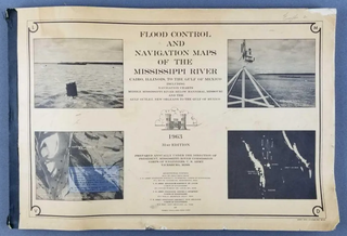 Item #300048 Flood Control and Navigation Maps of the Mississippi River from Cairo IL to the Gulf...
