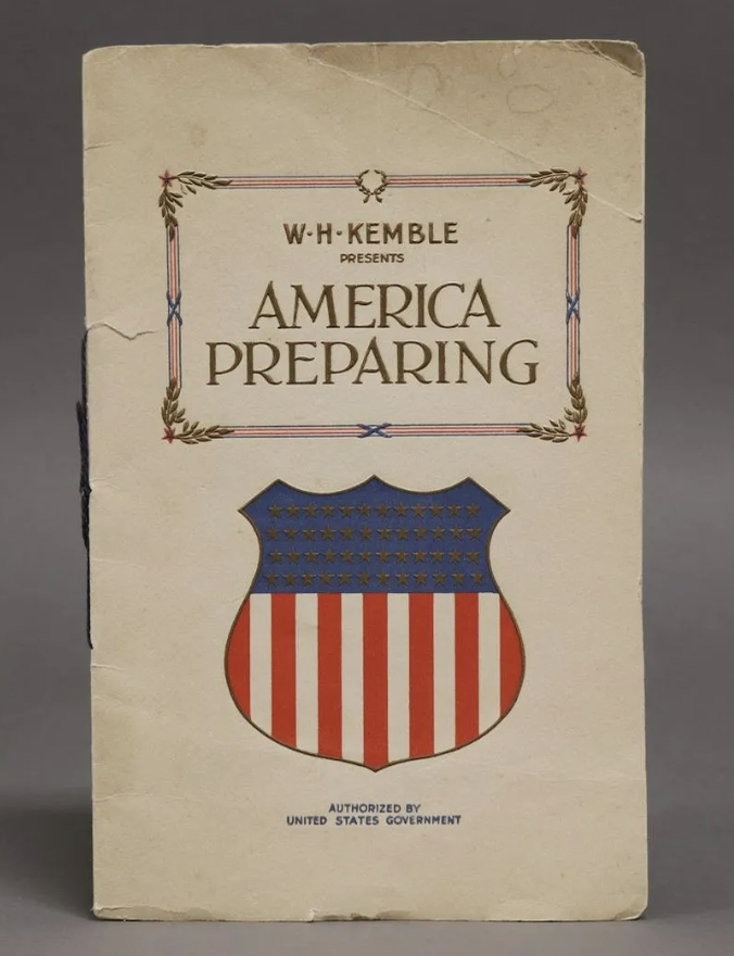 Item #300056 W. H. Kemble Presents: America Preparing.