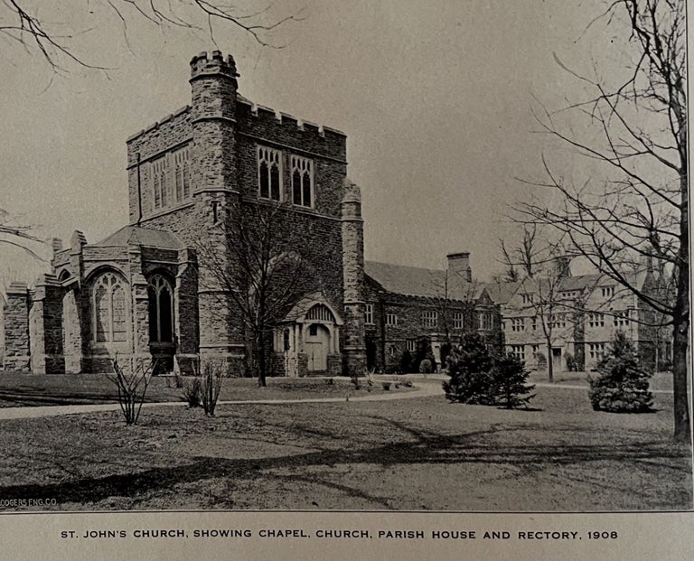 Item #300060 A Grouping of Early 20th Century Ephemera Items from St. John's Episcopal Church in Lower Merion, PA. St. John's: The First Fifty Years.