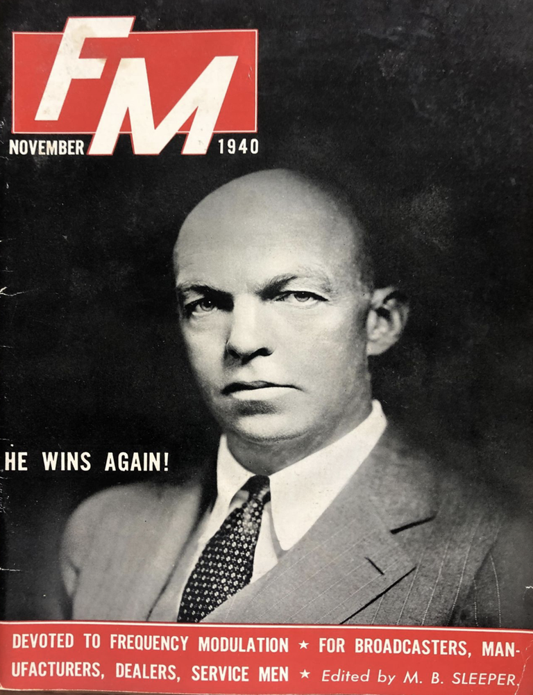 Item #300167 FM Magazine, Nov. 1940. M B. Sleeper.