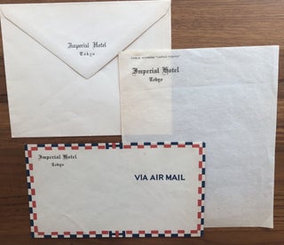 Item #300227 Vintage Imperial Hotel Tokyo Envelopes and Writing Paper