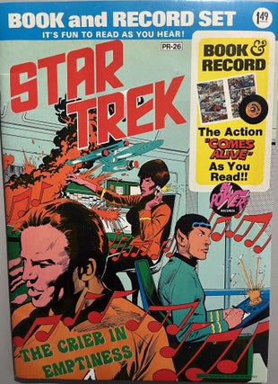 Item #300254 Star Trek Book and Record Set. Back into Moauv