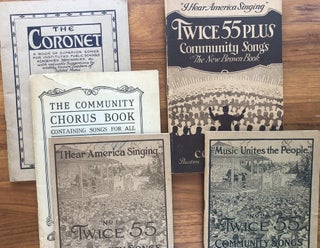 Item #300315 A Grouping of World War I Era Community Songbooks