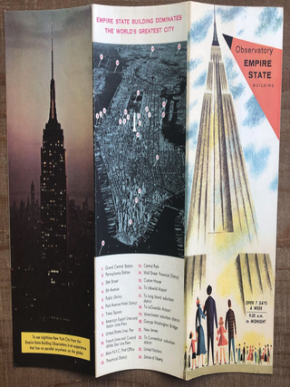 Item #300511 Empire State Building Observatory Brochure
