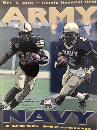 Item #300639 106th Meeting Army Navy Football, Lincoln Financial Field, December 3, 2005 Official...