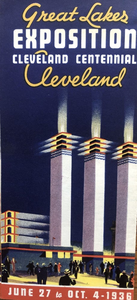 Item #300644 Great Lakes Exposition Cleveland Centennial Brochure.