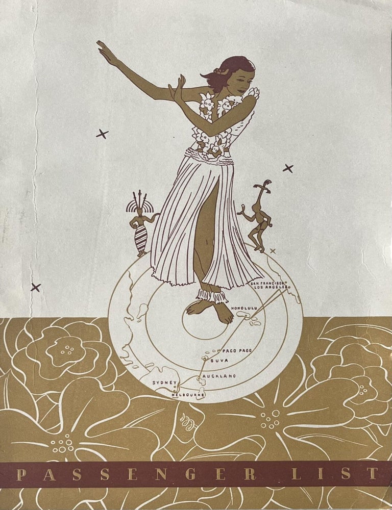 Item #300649 Lurline Passenger List.