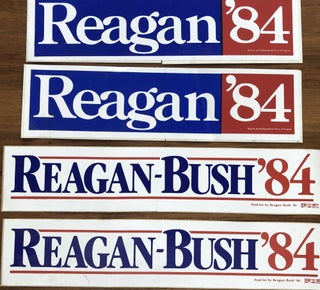 Item #300728 Reagan Bush 1984 Campaign Bumper Stickers
