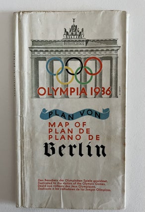 Item #301093 Rare 1936 Berlin Olympics Map