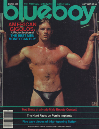 Item #3052455 Blueboy, Volume 45, July 1980. Dean Drury