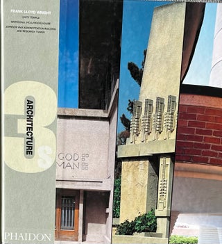 Item #310255 Architecture 3 Frank Lloyd Wright. Robert McCarter