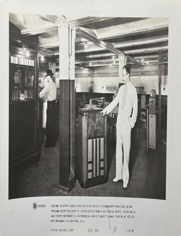 Item #3112403 Fifteen [15] Depression-Era Photos of Radios, Radio Components, Radio Product Demonstrations and Office Workers. Philco Radio Corp. of America, General Electric, RCA, GE.