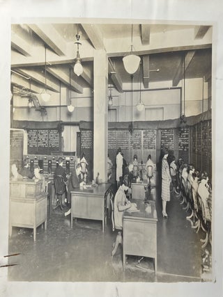 Fifteen [15] Depression-Era Photos of Radios, Radio Components, Radio Product Demonstrations and Office Workers