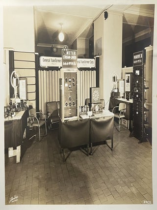 Fifteen [15] Depression-Era Photos of Radios, Radio Components, Radio Product Demonstrations and Office Workers
