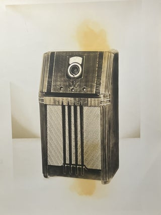 Fifteen [15] Depression-Era Photos of Radios, Radio Components, Radio Product Demonstrations and Office Workers