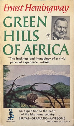 Item #3122403 Green Hills of Africa. Ernest Hemingway