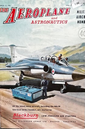 Item #314235 The Aeroplane and Astronautics Magazine, Volume 98, Number 2527, March 25, 1960....