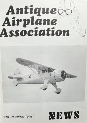 Item #314246 Three [3] 1982 Issues of Antique Airplane Association News Magazine. Publisher and...