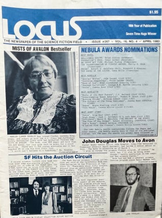 Item #314277 Locus The Newspaper of the Science Fiction Field; Issue 267, Vol. 16, No. 4, Apr.,...
