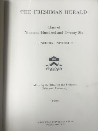 The Freshman Herald: Class of Nineteen Hundred and Twenty-Six
