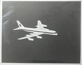 Item #3162416 Circa 1980s Glossy Black and White Press Photo of a Convair 990 Jet. General...