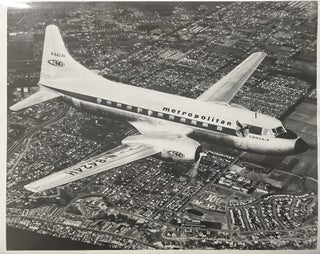 Item #3162428 Circa 1955 Glossy Black and White Press Photo of a Convair 440 Metropolitan Jet in...
