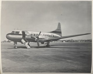 Item #3162429 Circa 1940s Glossy Black and White Press Photo of a Consolidated Vultee Convair...