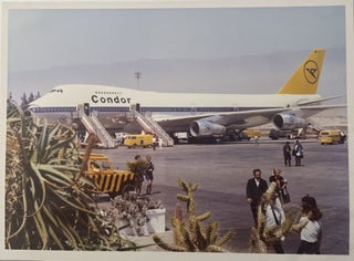 Item #3162437 Circa 1980s Glossy Color Press Photo of a Condor Air Boeing 747 Jumbo Jet on a...