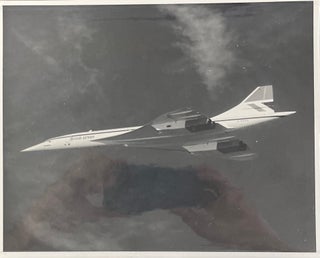Item #3162444 Circa 1980s Black and White Glossy Press Photo of the British Airways Concorde Jet...