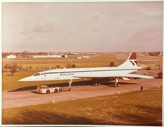 Item #3162450 Circa 1970s Color Press Photo of the British Airways Concorde Jet 204 at the...
