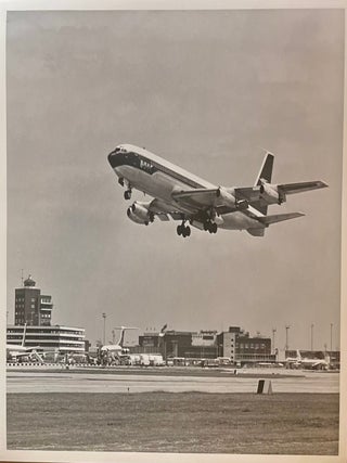 Item #3182410 C1960 Glossy Black and White Press Photo of a British Overseas Air Corporation...
